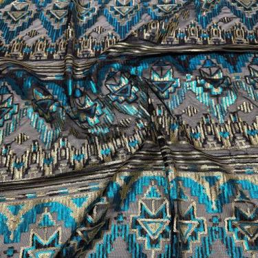 Imagem de Tecido Tule Paetê Bordado Imperial 1,30m Para Vestidos de Festa e Carn