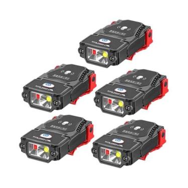 Imagem de Lanterna De Cabeça LED Recarregável USB Com Sensor, Super Brilhante E 