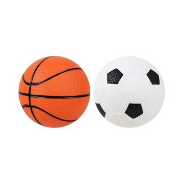 Imagem de Conjunto De Bolas Infláveis Elásticas Para Treinamento De Futebol, Bas