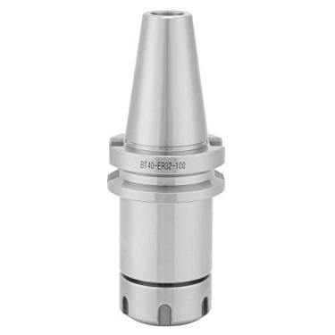 Imagem de BT40 ER32 100 Suporte de mandril de pinça de aço de alta velocidade Ferramenta de fresamento CNC Adaptador de fuso de usinagem de precisão durável para tornos CNC e fresadoras
