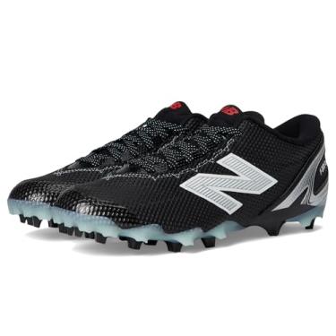 Imagem de New Balance Tênis masculino Freezelx V5 Low Lacrosse, Preto/branco/prata metálico, 8 Wide