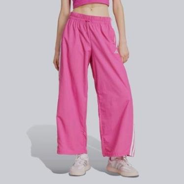 Imagem de Calça Adidas 3 Stripes Feminina Rosa-Feminino