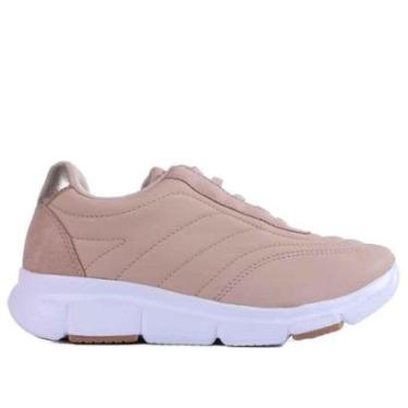 Imagem de Tênis Comfortflex Feminino Casual 25-90401 Nude-Feminino