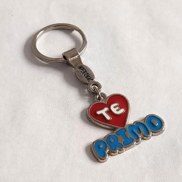 Imagem de Chaveiro Coração Metal Lembrancinha Presente Te Amo Primo - Lojão Impé
