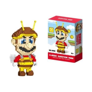 Imagem de Blocos De Montar De Anime Mario Luigi Yoshi, Brinquedo De Modelo Monta