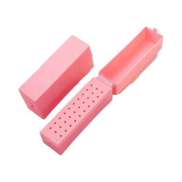 Imagem de Organizador De Brocas Para Unhas Portátil Com 30/100 Furos, Base À Pro