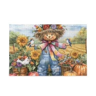 Imagem de Quebra-cabeça adorável de madeira e papel com bolsa de armazenamento de 1000 peças