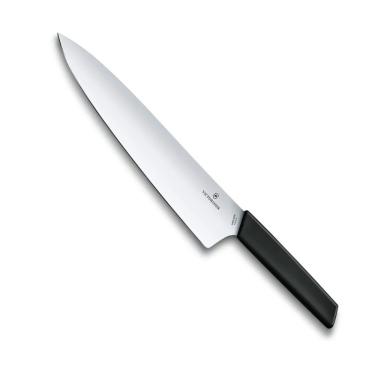 Imagem de Faca Victorinox Swiss Modern - Lâmina Lisa - 25 cm - Preta - 6.9013.25B