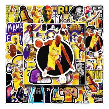 Imagem de Adesivos de garrafa de água para meninos, 51 peças, adesivos de basquete para adultos, meninos, meninas, adolescentes, vinil impermeável para garrafa de água, laptop, lembrancinhas de presente para