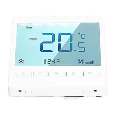 Imagem de Zerodis Termostato Programável Controlador de Temperatura Programável de Alta Precisão Dispositivo LCD de Tela Grande Ac230V Controladores de Clima Digitais Domésticos para Sala de Estar Quarto