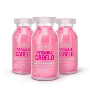 Imagem de Combo 3 Ampolas para Cabelo Desmaia Cabelo Forever Liss 15ml - Forever