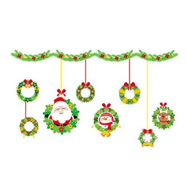 Imagem de Decorações Adesivos de Vidro para Janela DIY Autoadesivos Removíveis Decorativos Parede PVC Decalques Casa e Loja