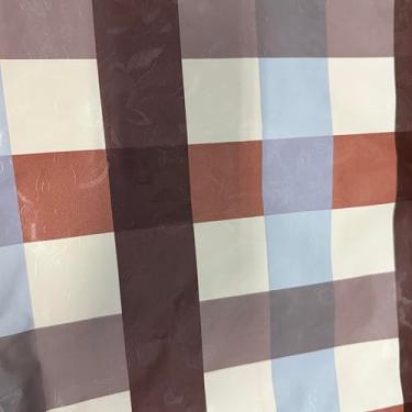 Imagem de Toalha de mesa de vinil resistente com forro de flanela, impermeável, à prova de óleo, toalha de mesa de plástico à prova de óleo, retângulo ou toalha de mesa quadrada para uso interno e externo