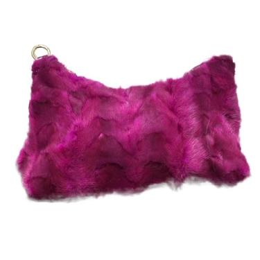 Imagem de XMKT Bolsa de ombro de pele de vison real, bolsas e bolsas femininas de luxo bolsas transversais de pele de alta qualidade para mulheres bolsa de mão, D, One Size