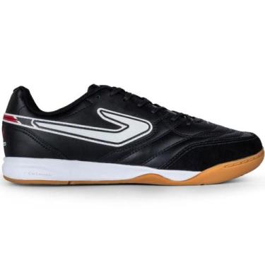 Imagem de Tênis Futsal Topper Maestro Club V - unissex - preto e branco, Pto, Bc