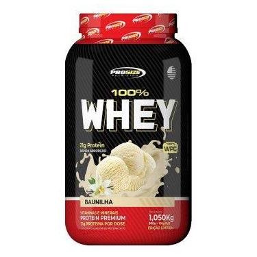 Imagem de Whey Protein 100% Concentrado - 1.050 kg - Prosize, Baunilha