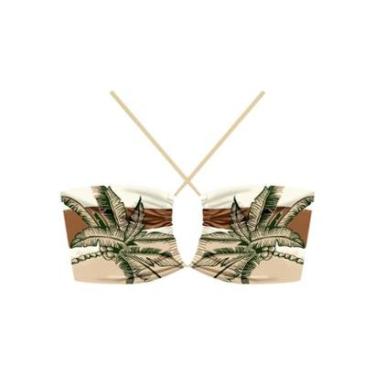 Imagem de Blusa Frente Única Estampada Com Amarração-Feminino