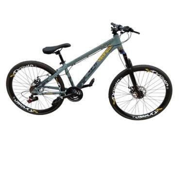 Imagem de Bicicleta 26 VikingX Tuff30 21v Freios Comum Mecânico Pneu Slick Fino 