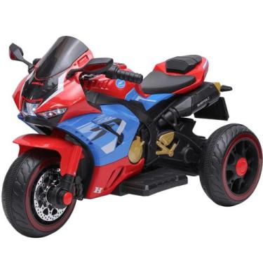 Imagem de Mini Moto Eletrica Zippy Toys Honda CBR Fireblade Vermelha 6V