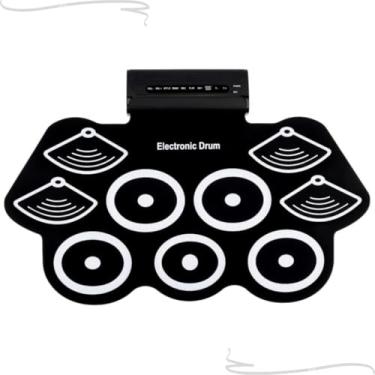Imagem de Bateria musical eletônica com baquetas