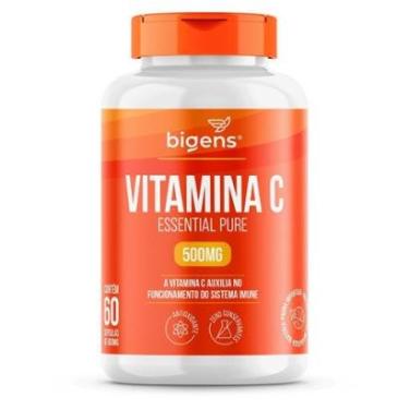 Imagem de Bigens Vitamina C 500 Mg Essential Pure 60 Capsulas-Unissex