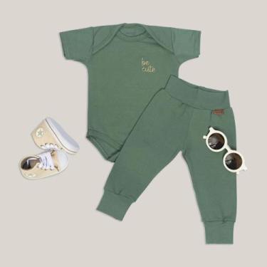 Imagem de Conjunto Body Basic Manga Curta e Mijão - 2 Peças Cheirinho de Neném, 