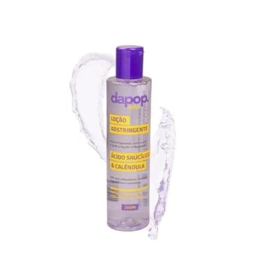 Imagem de Loção Adstringente DAPOP - Tônico Facial Ácido Salicílico e Calêndula - Controle de Oleosidade e Acne - Limpeza Profunda - 200ml