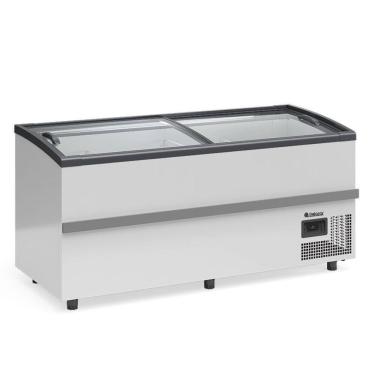 Imagem de Expositor Ilha Supermercado Dupla Ação GISM190 Inox Gelopar Bivolt