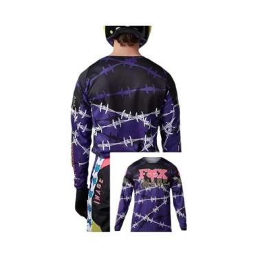 Imagem de Camisa De Motocross Masculina De Secagem Rápida Com Manga Longa Para M