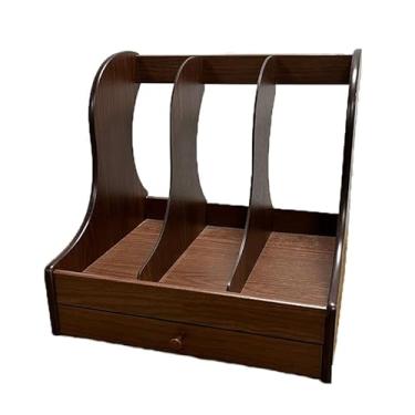 Imagem de Escritório Organizador de mesa para arquivos, caixa armazenamento, suporte para livros, bandeja, material escritório Organizador de mesa