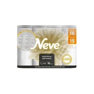 Imagem de Papel Higiênico Folha Tripla 20m Leve 16 e Pague 15 Neve