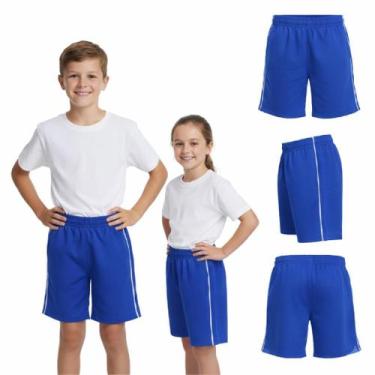 Imagem de Kit 3 Shorts Escolar Infantil 1 ao 8 Volta às Aulas Uniforme Escolar -
