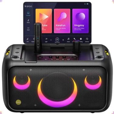 Imagem de Caixa de Som Amplificada JOOG X1 com Tela Touch 13,3, Microfone sem Fi