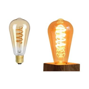 Imagem de Lâmpadas LED Edison Retrô Vintage E27 220V Para Decoração De Iluminaçã