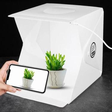 Imagem de Caixa De Luz LED Portátil E Dobrável Para Câmera DSLR, Tenda De Estúdi