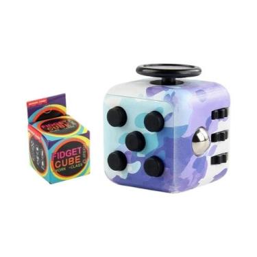 Imagem de Brinquedo Sensorial Antiestresse Magic Dice Fidget Spinner Para Crianç