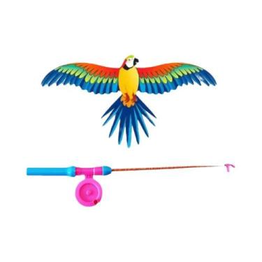 Imagem de Brinquedo De Pipa Em Forma De Águia Para Crianças, Mini Vara De Pesca 
