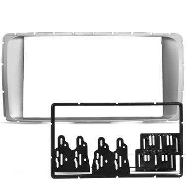 Imagem de Moldura do Painel 7 Polegadas Hilux 2012 a 2015 Prata