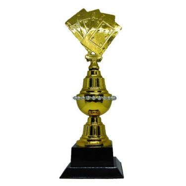 Imagem de Troféu Para Todas Modalidades Completo Até 40cm Ref.11 - 1 Fit, Ouro, 