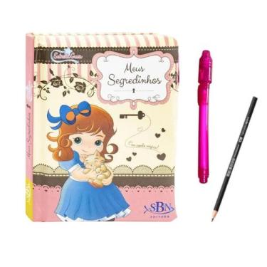 Imagem de Meus Segredinhos Diário Infantil Com Caneta Mágica + Lápis - Todolivro