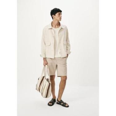 Imagem de Bermuda Masculina Fio Tinto Listrada-Masculino