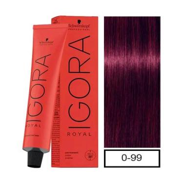 Imagem de Coloração Igora Royal 0-99 Tom de Mistura Violeta 60g - Schwarzkopf Pr