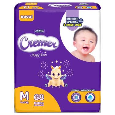 Imagem de Fralda Descartável Cremer Hiper M 68 Unidades