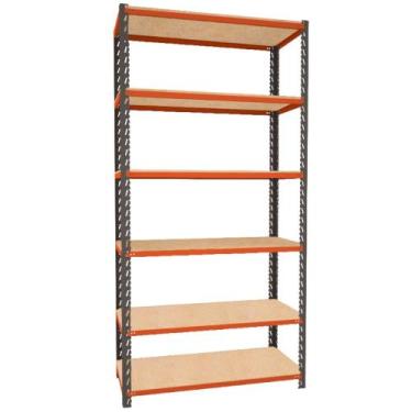 Imagem de Estante desmontável 1000 x 450 x 1950 mm com 6 prateleiras - 40301 - P