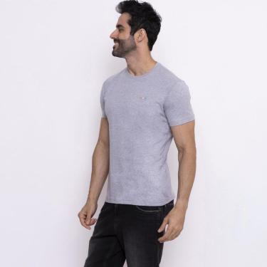 Imagem de Camiseta Industrie Básica Bordada Holanda Algodão Premium Masculina-Masculino