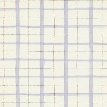 Imagem de Papel de Parede Xadrez Aquarelado Lilás e Creme (Ref. 5016) - BOBINEX