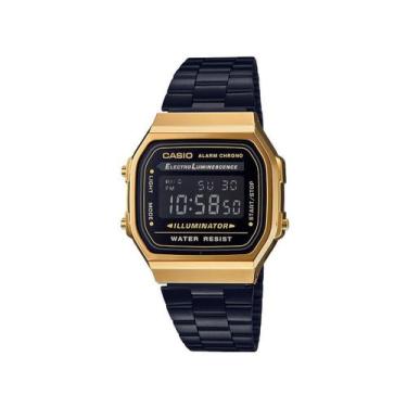 Imagem de Relógio Unissex Casio Digital Vintage Preto A168WEGB-1BDF