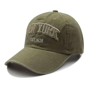 Imagem de Boné Snapback New York Vintage – Algodão Lavado Bordado Retrô – Luke Sports