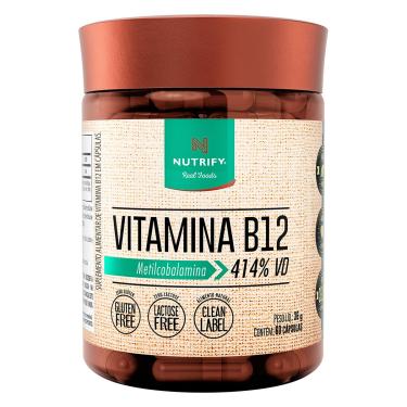 Imagem de Vitamina B12 Nutrify - 60 Cáps-Unissex