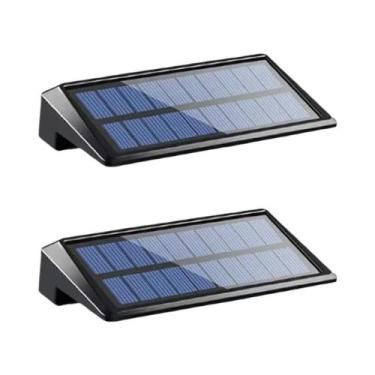 Imagem de Luzes De Parede Solares À Prova d'Água Para Exterior, Pacote Com 2, Lu